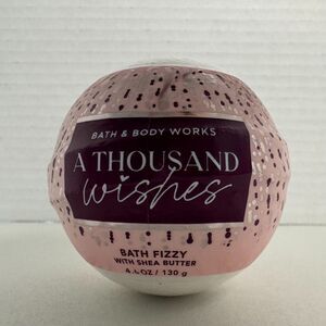 A Thousand Wishes Bath Bomb Bath & Body Works 4.6 oz NEW Shea Butter Fizzy Relax